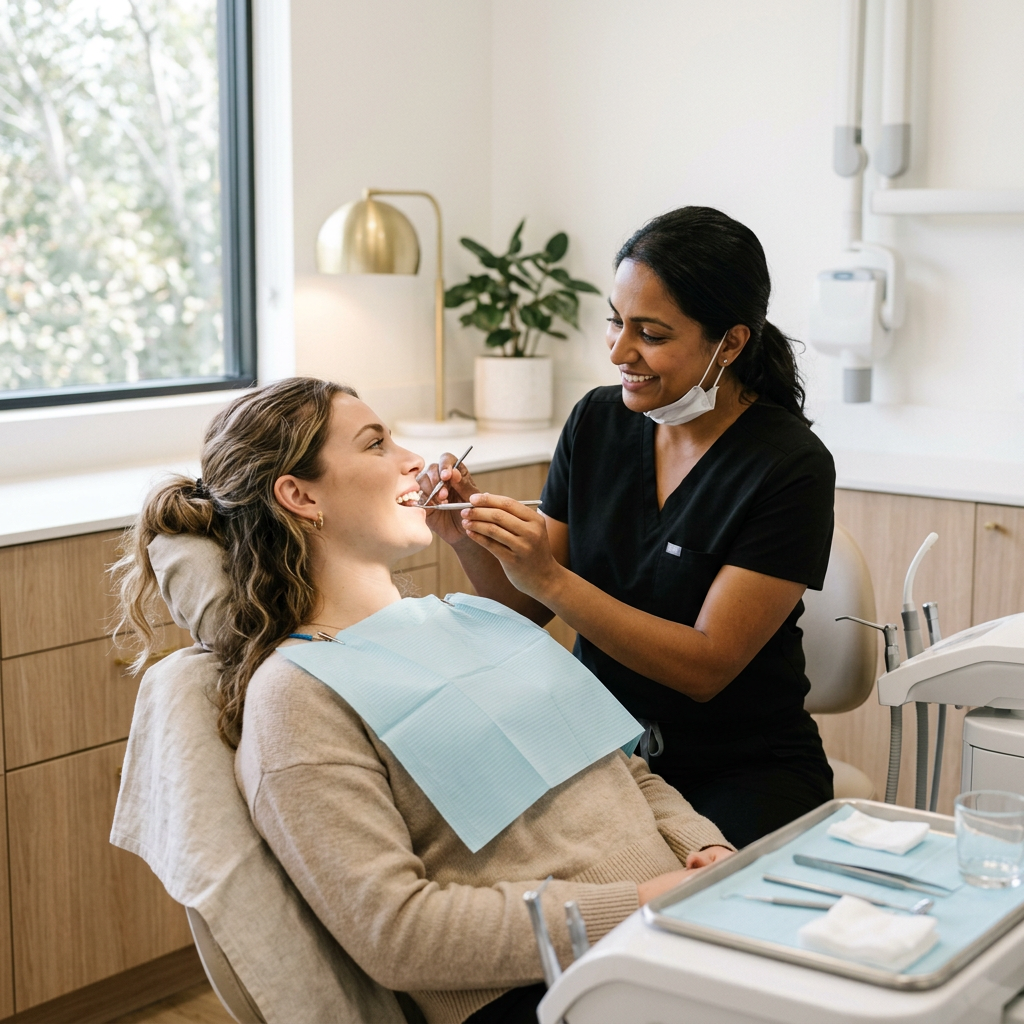 Checkup & clean results at Bare Smiles Dental in Essendon, Melbourne