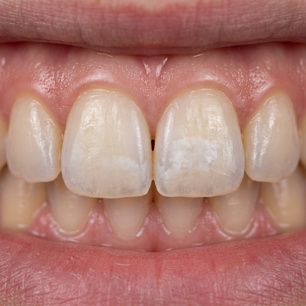 Icon white spot removal before and after results at Bare Smiles Dental